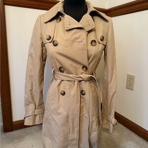 J Crew trench coat.